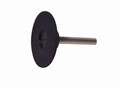 Rubber carriers for self-adhesive abrasive discs
