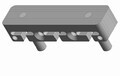 Lamellar gas vent 60 - front fixing