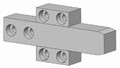 Flat guiding unit with final centerinL