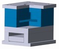 Mould plate with pocket