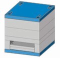 Flush clamping plate without recess
