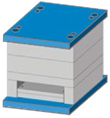 Oversized clamping plate (length) without recess